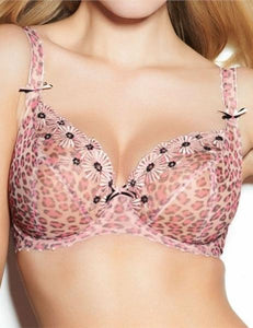 Nina by Freya, a sexy, balconette bra with a great plunge for low cut tops. Style 4981.