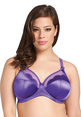 Elomi's 'Rita' bra helps lift and support your breasts with its seamed underwire full cups with exterior side support panels. Style EL8011.