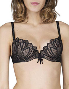 maison lejaby corolle push up plunge 16531 black