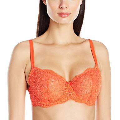 Simone Perele's Eden demi bra brings plunge, femininity, support, and color to your wardrobe. Style 12E330.