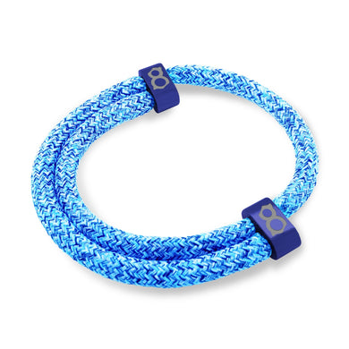 st8te Handmade Blue Bracelet Flyknit | Adjustable Rope Slider