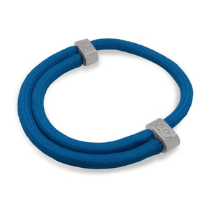 st8te Handmade Blue and Gray Rope Bracelet | Adjustable Slim Rope Slider