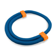 st8te Handmade Blue and Orange Rope Bracelet | Adjustable Slim Rope Slider