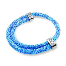 st8te Handmade Blue Bracelet Flyknit | Adjustable Rope Slider