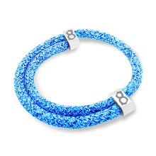 st8te Handmade Blue Bracelet Flyknit | Adjustable Rope Slider