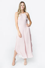 Pink Ruffled Jumpsuit