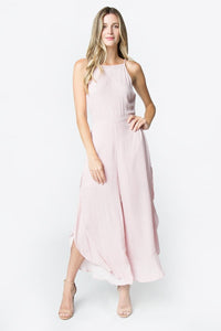 Pink Ruffled Jumpsuit