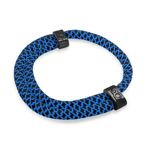 st8te Handmade "Midnight" Blue & Black Rope Bracelet Adjustable Slider