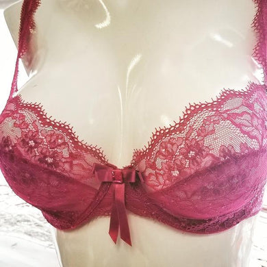 A sexy, lacey, full cup bra from Pleasure State. Style 20-1168.