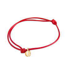 st8te Handmade Red Rope Bracelet with Charm | Adjustable Slim Slider