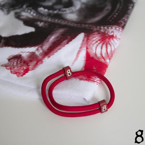 st8te Handmade Red Rope Bracelet with Various Adjustable Color Sliders