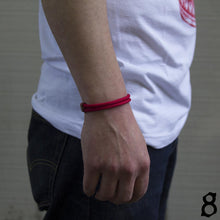 st8te Handmade Red Rope Bracelet with Various Adjustable Color Sliders
