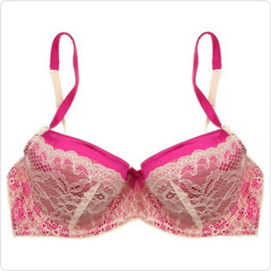 Mimi Holliday, all silk, all plunge, in fuschia, Tarte Tatin is all you ever need in a bra! Style  AW11215